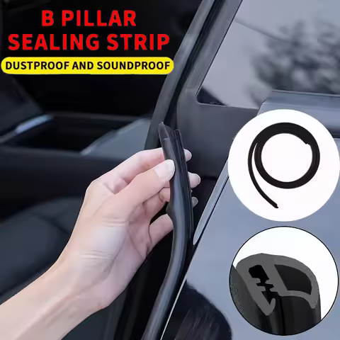 B Pillar Seal Strip Elastic Rubber For B Pillar Car Rubber Seal Strips No Adhesive Auto Door Edge Pr