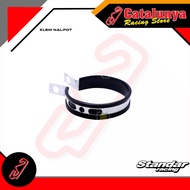 WHOLESALE CLAMPS, PER/PIR Racingknalpot 3.5In oval 3.5inc Bracket 2.5inc 3inc 4inc 4.5inc quality 2-
