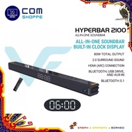 Vinnfier VF HYPERBAR 2100 All-in-One Soundbar with Clock Display MAX 80W Bluetooth, USB Drive, HDMI 