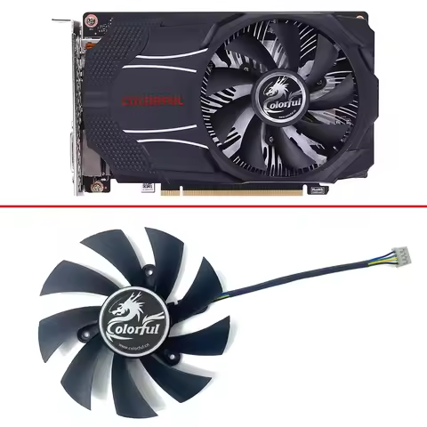 Cooling Fan 85MM 4PIN DC12V GeForce GTX1650 GPU FAN For Colorful GeForce GTX 1650 Smart Shark LE GTX
