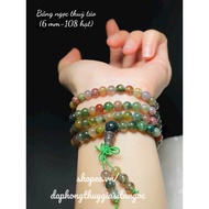 Chain of 108 ice beads ng0c water algae 6mm beautiful tnhien