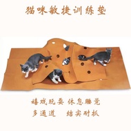 Cat Tunnel Agility Cat Agility Maze Training Mat Cat Toy Training Mat Cat Felt Mat Pet Chew Cat