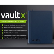 VaultX 9 Pocket Premium Exo-Tec Zip Card Binder | Vault X