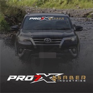 Cutting Sticker PRO7 X SABER INDUSTRIES FOR WINDSHIELDS