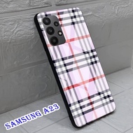 Softcase Glass Kaca SAMSUNG A23 - Casing hp SAMSUNG A23 [ S66 ].
