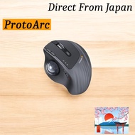 ProtoArc Trackball Mouse EM01 NL is compatible with both 2.4G and Bluetooth, allowing simultaneous c