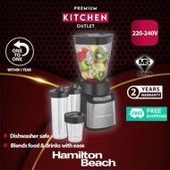 HAMILTON BEACH Stay or Go Multipurpose Blender Durable Tritan® containers 52400-SAU