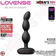 (SG) LOVENSE Ridge App Controlled Vibrating Rotating Anal Beads Sex Horns Toy