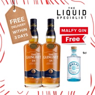 The Glenlivet 18 Year Old Single Malt Scotch Whisky – 2 x 70cl