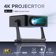 โปรเจคเตอร์ Projector Full HD 8K X5 Pro โปรเจคเตอร์ ความสว่างสูง 1200ANSI Built-In Google TV  DESK-O