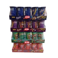 【40g x10cups】Topfer Crunchy Stick Chocolate Milk/Chocolate&Strawberry/Chocolate/Hazelnut