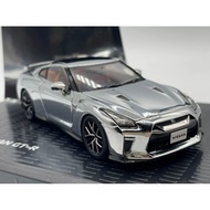[Ready Stock] 1/43 Original Factory Nissan GTR R35 Limited Electroplating Silver, Original Factory B