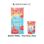 Dock&Bay ผ้าเช็ดตัวแห้งไว รุ่น Beach Towel นำเข้าจากอังกฤษ