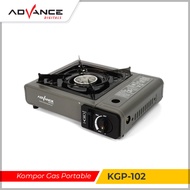 Kompor Portable Advance KGP-102 Kompor 2 Fungsi Gas Tabung &amp; Kaleng
