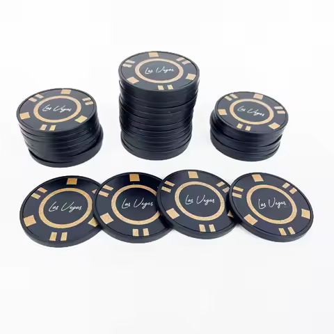LAS VEGAS Themed Board Game Chips – 30Pcs Clay Set, Enhanced Feel for Smooth Gameplay