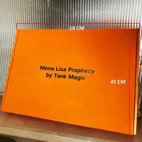 Large Mona Lisa Prophecy by Tank Magic Tricks The Chosen Card Appearing Card Prediction Stage Magia 