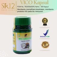 PROMO! VCO Kapsul SR12 VICO CAPSULE 100 Virgin Coconut Oil MINYAK