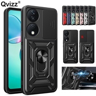 Casing for Huawei Honor X7b CLK-LX1 CLK-LX2 CLK-LX3 Phone Case Slide Camera Shockproof Luxury Car Ma