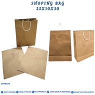 Paper Bag Medium Shopping Bag Medium Paper Bag (12Pcs-SHIPBG-M)