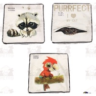 MYLinen Square Throw Cartoon Cotton Pillow Square Pillow Cartoon Pillow Sofa Pillow Car Pillow Line 