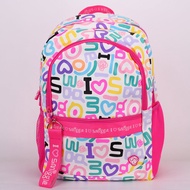 กระเป๋าเป้สองไหล่ Smiggle ทําจากออสเตรเลียสําหรับนักเรียนประถมศึกษาด้วยการออกแบบเงือก วัสดุ PVC ที่ส