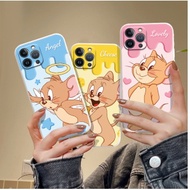 For OPPO Reno 2F Reno 2Z OPPO Reno 4 Pro OPPO Reno 4F OPPO Reno 5F OPPO Reno 6 OPPO Reno 8T OPPO F5 OPPO F7 OPPO F9 OPPO F11 Pro Phone Case Straight Edge Cute Jerry TPU Back Cover