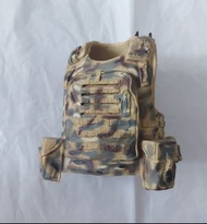 1：6 迷彩 避彈衣 軟膠製 模型 合適 Hottoys Phicen TBL figure 士兵場景 玩具