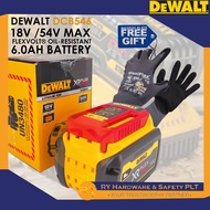 DEWALT  DCB 546 | 18V 54 V 6.0AH MAX | FLEXVOLT OIL-RESISTANT BATTERY WITH FREE GIFT * | DRIVER TANP