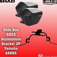Side Box SHAD 23 SH23 Trail Aluminum Bracket 3P SHAD original Yamaha Xabre Original