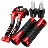 Motorcycle Accessories Extendable Brake Clutch Levers Handlebar Grips Handle Ends For HYOSUNG GT650R