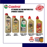 *ORIGINAL* CASTROL 4T POWER 1 10W-40 , POWER1 CRUISE, POWER 1 RACING, POWER 1 SCOOTER