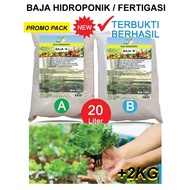 😁✨Set Baja AB 2KG Untuk Fertigasi dan Hidroponik Sayur Daun Hydroponic Nutrient Fertilizer