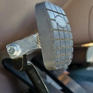 Clutch Pedal Extender Gas Foot Pedal Extension for Peterbilt 379 389 378 386 Truck Accessories(Silve