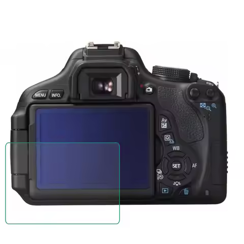 Tempered Glass Protector Guard Cover for Canon EOS 60D 600D 550D M M2 Kiss X5 X4 Rebel T3i T2i Camer