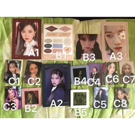 IZ*ONE IZONE One Reeler Official Photocard / Cover Postcard / Film Card / Sticker