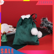  Velvet Gift Bag for Holiday Parties Christmas Drawstring Bag Portable Christmas Gift Bag with Drawstring Closure Reusable Holiday Packaging for Southeast Asian Buyers