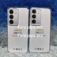 Original Space Transparent Soft Case Realme C71 4G Real Silicone 2.0MM+Protec Camera (Fara jaya acc 