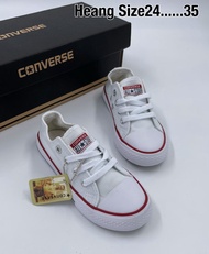 Convers All Star Kids รองเท้าเด็ก (25-36EU) มี 10 สี ทำจากผ้าแคนวาส ทรงสวย ใส่สบาย รุ่นนี้บวกเพิ่ม1ไ