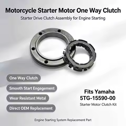 Motorcycle Starter Motor One Way Clutch For Yamaha YFZ450 YFZ450Y YFZ450S YFZ450SEY YFZ450SPX YFZ450