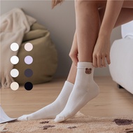 50% Fifty Percent|Soft Rabbit Embroidered Socks|02561190001