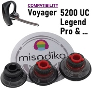 misodiko Eargels Ear Tips Compatible with Plantronics (Poly) Voyager 5200 UC / Legend/ Pro UC Blueto