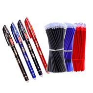 33 PCS Erasable gel pen set [2 Pens + 30 Refills + 1 Eraser] School test ballpen Stationery