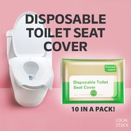 10pcs Disposable Toilet Seat Cover | Flushable Travel Hygiene Toilet Seat Cover Paper