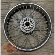Suzuki Step125 Front Rim set (Disc)  (100% original suzuki/ No packing) (Rim asal motor/Rim tak paya