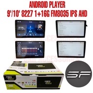 9”/10” Inch Android Player 8227 1+16G FM8035 21UI 2.5D IPS Support AHD Camera