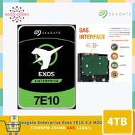 (NOT FOR HOME PC)Seagate Enterprise Exos 7E10 4TB ST4000NM001B 3.5 HDD 7200RPM 256MB SAS 12Gb/s  Int
