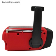 [TEC] Emergency Hand Crank Radio With LED Flashlight For Emergency Portable Weather Radio For Campin