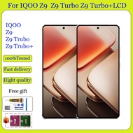 Original AMOLED For Vivo IQOO Z9 IQOO Z9 Turbo IQOO Z9 Turbo+ LCD Display Touch Screen With Frame Re