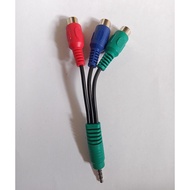 3.5mm JACK Cable 1 TO 3 RCA/3.5 TO 3 RCA Line Original