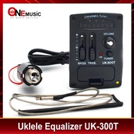 8Sets UK-300T Ukulele Piezo Guitar Pickup Preamp 2-Band EQ Equalizer